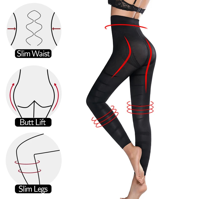 Miss Moly Women's High Waist Leggings Tummy Control Shaper