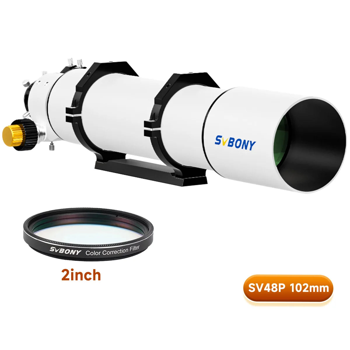 Svbony SV48P Dual Speed Focuser Refractor Telescope for Deep Sky