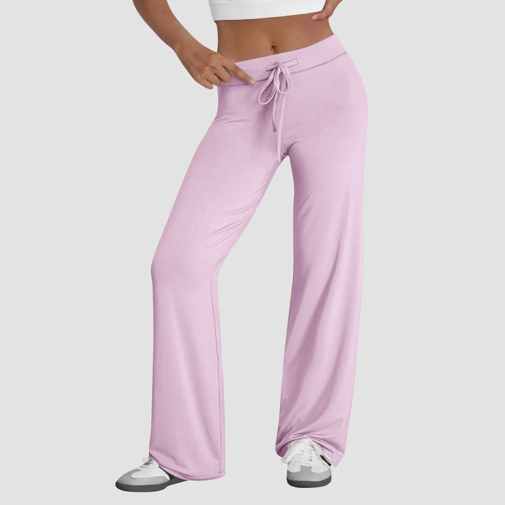 ZOMAXIUJEECN Womens Wide Leg Activewear Pants With Pockets