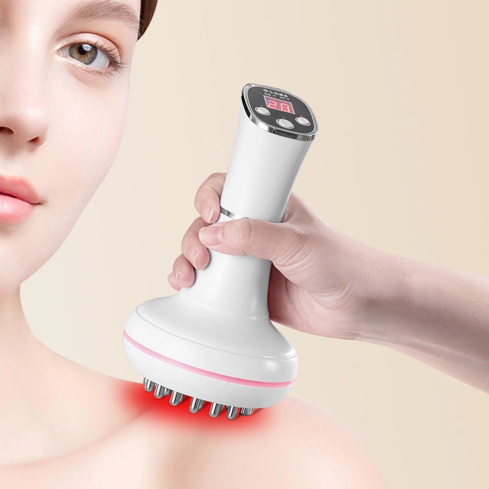 Electric Meridian Massager For Full Body Relief Scraping Tool For Legs Abdomen Shoulders And Neck