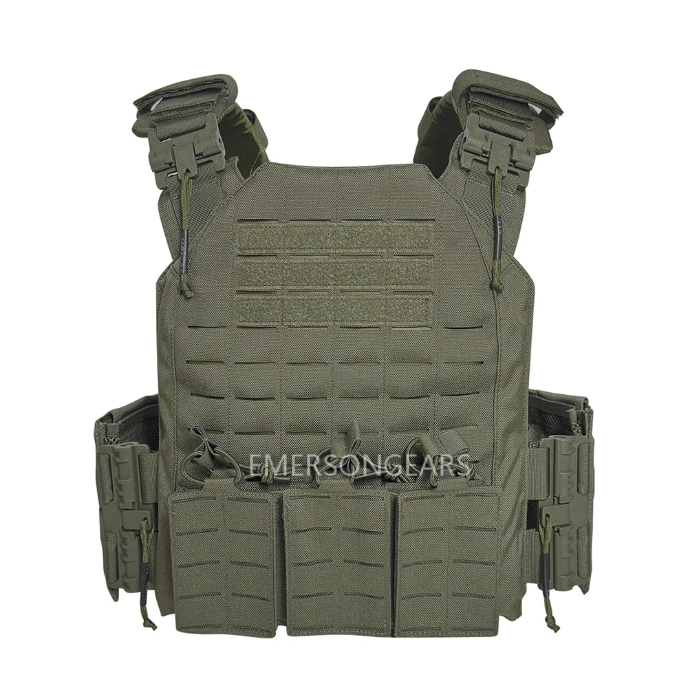 EMERSONGEARSCN Laser Cut Nylon Quick Release Vest With Hydration Backpack