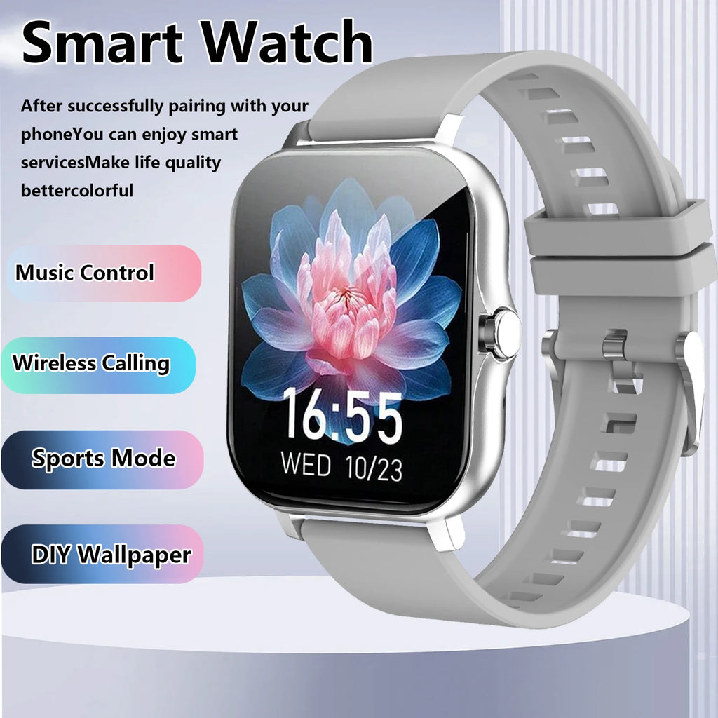 Odelettevcy Smartwatch With Wireless Calling And Message Reminders