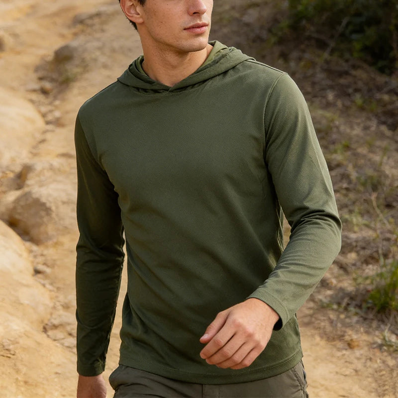 5 Pack Men's Hooded Long Sleeve Sports Shirts For Running
