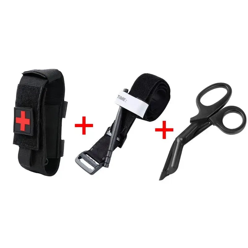 Outdoor Survival Tourniquet First Aid Belt for Camping Military Tactical Emergency Gear