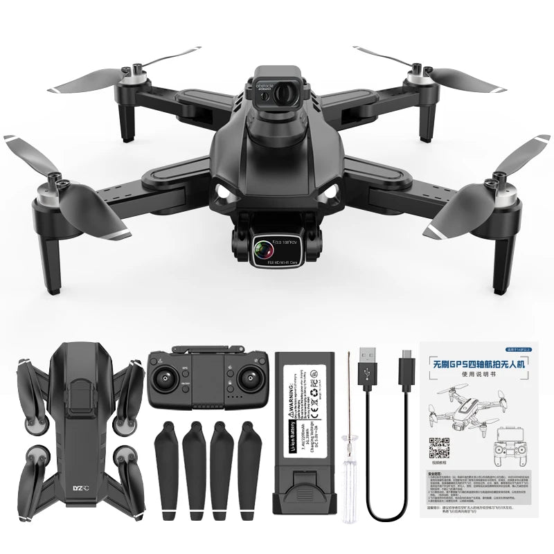 ISHOWTIENDA L900 Pro Se Drone 4K HD GPS Camera 5G WiFi FPV Brushless RC Helicopter
