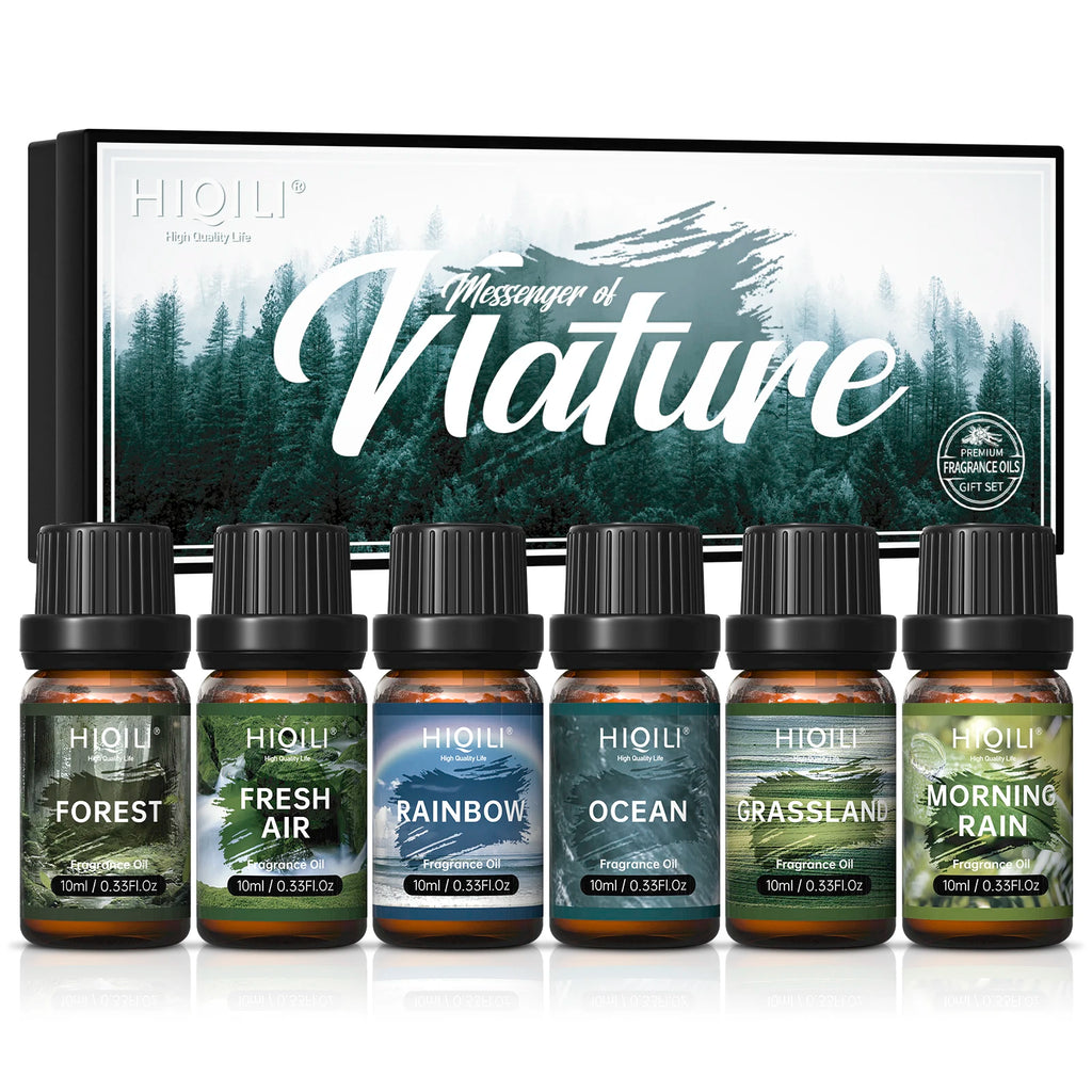 HIQILI Fragrance Oil Set Six Piece for Diffuser DIY Crafts