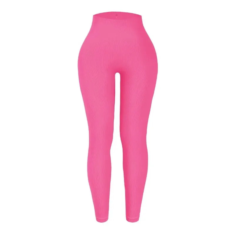 Seamless Knitted Yoga Pants For Women High Waisted Nylon Leggings
