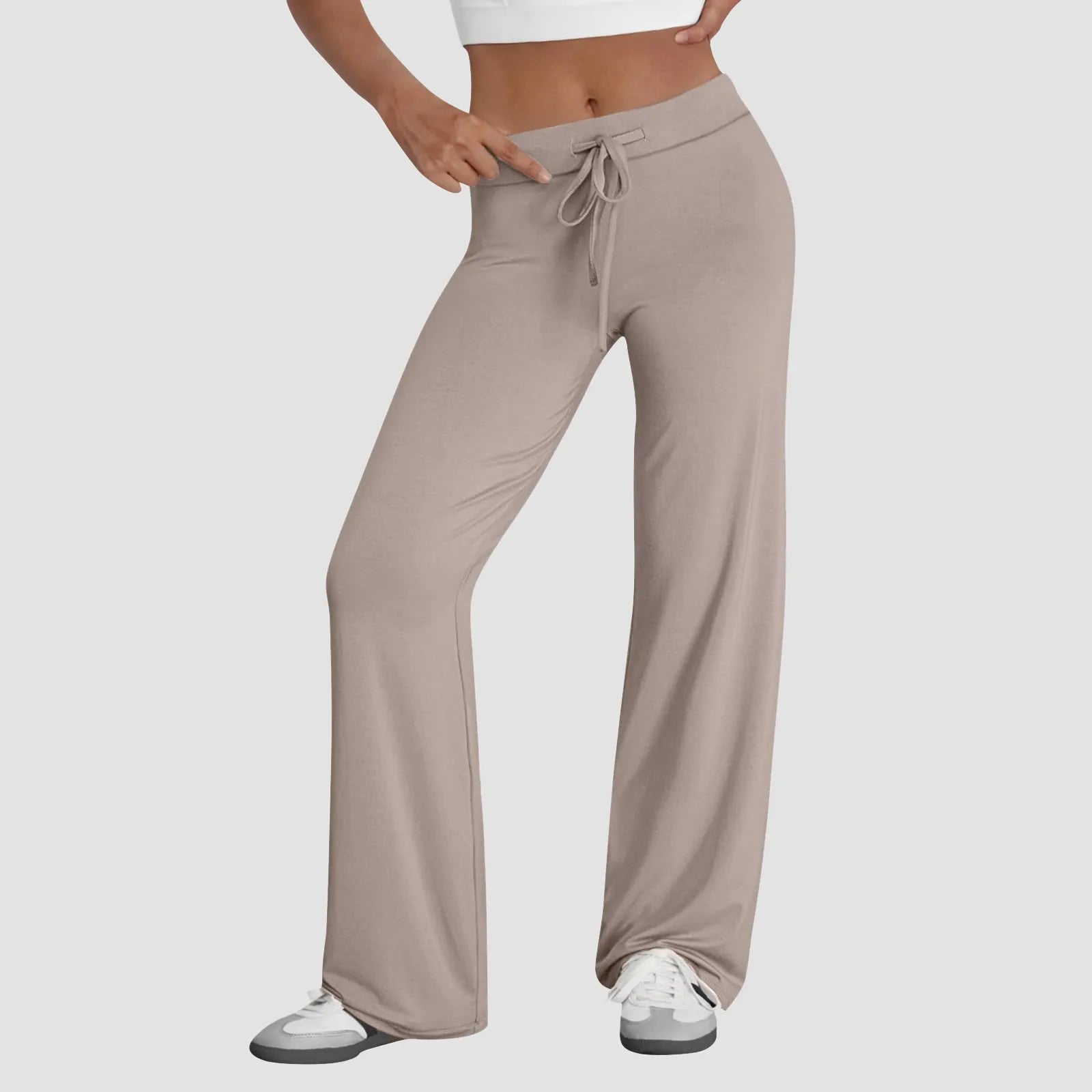 ZOMAXIUJEECN Womens Wide Leg Activewear Pants With Pockets