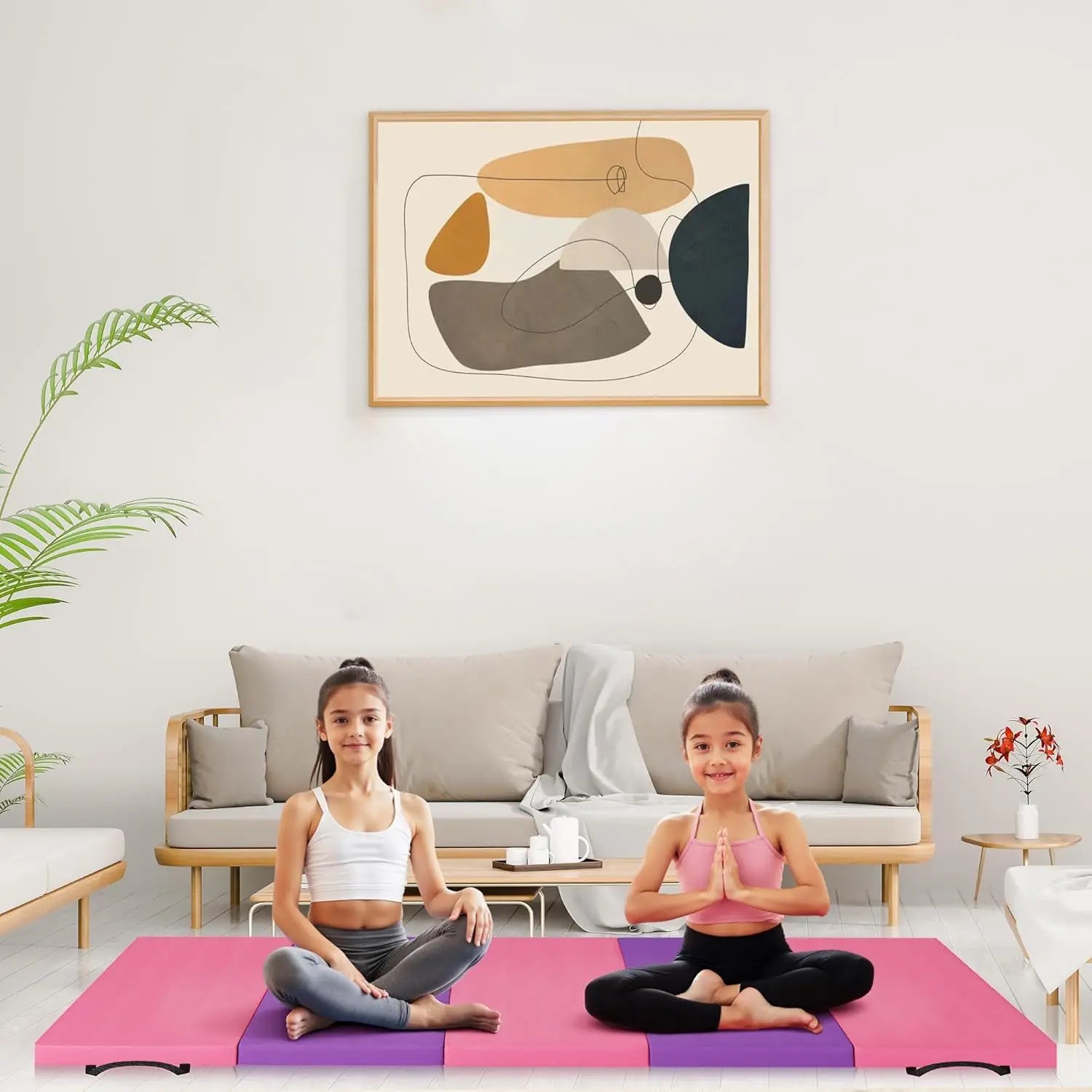 TWISTER.CK Folding Gym Mat Extra Firm High-Density Foam