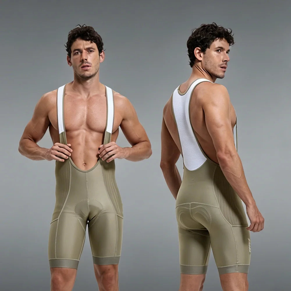 X-TIGER Men Cycling Bib Shorts With Foam Cushion For Endurance
