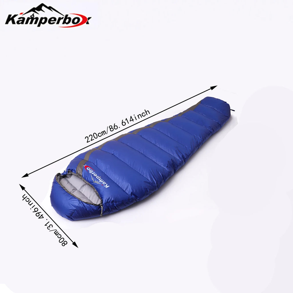 Kamperbox Lightweight Duck Down Sleeping Bag For Winter Camping