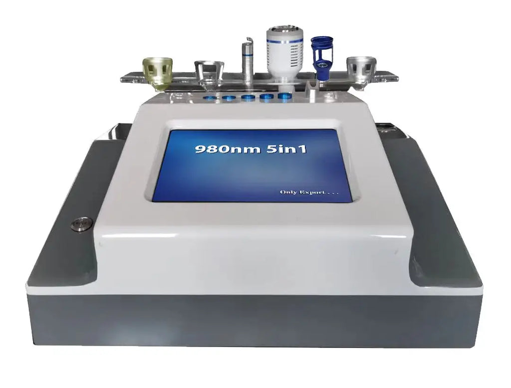 5 in 1 980nm Diode Laser Vascular Removal Machine for Spider Veins & Nail Fungus Treatment Home Beauty Care Equipment 2026