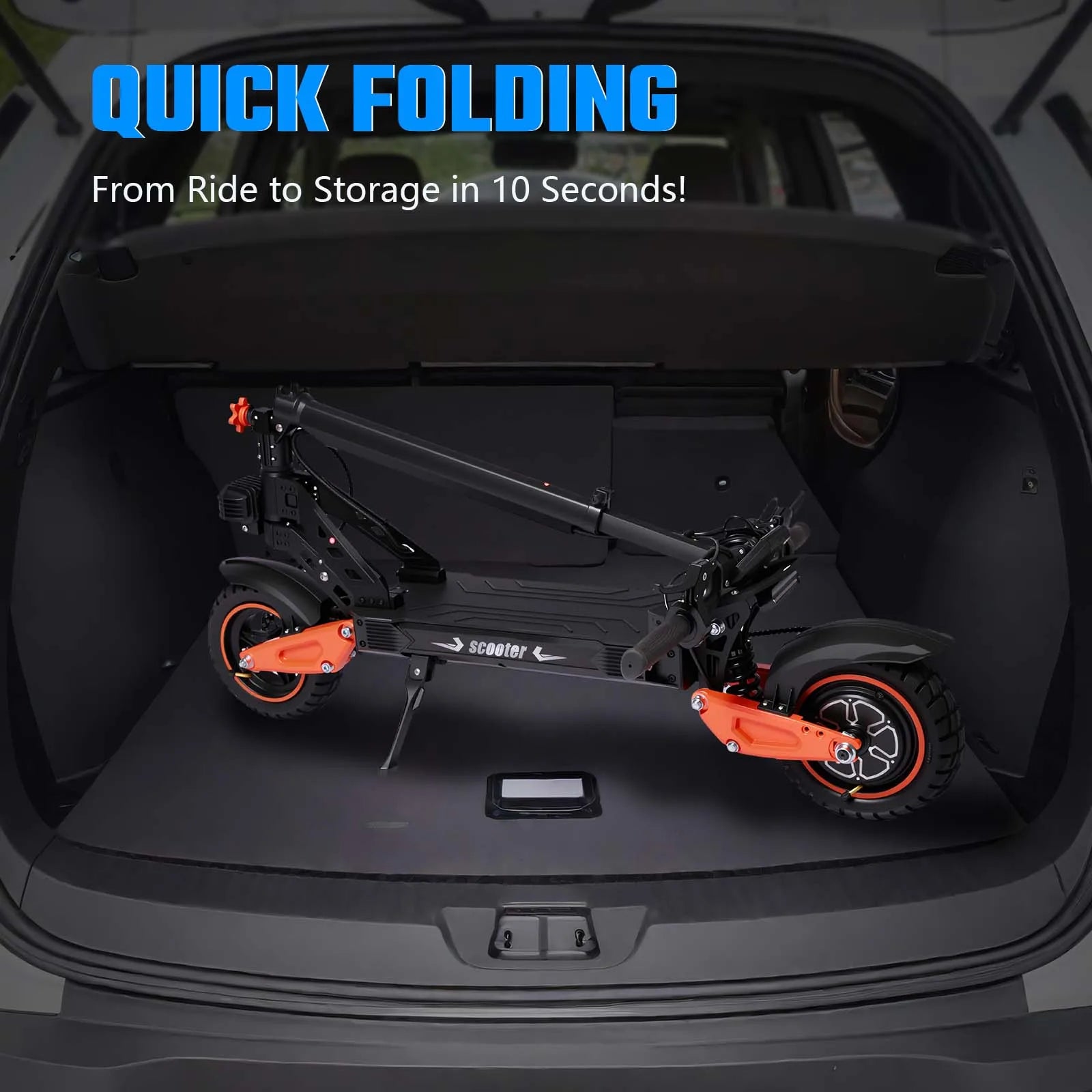 K11 1200W Electric Scooter 40 MPH Off Road Folding 11 Inch