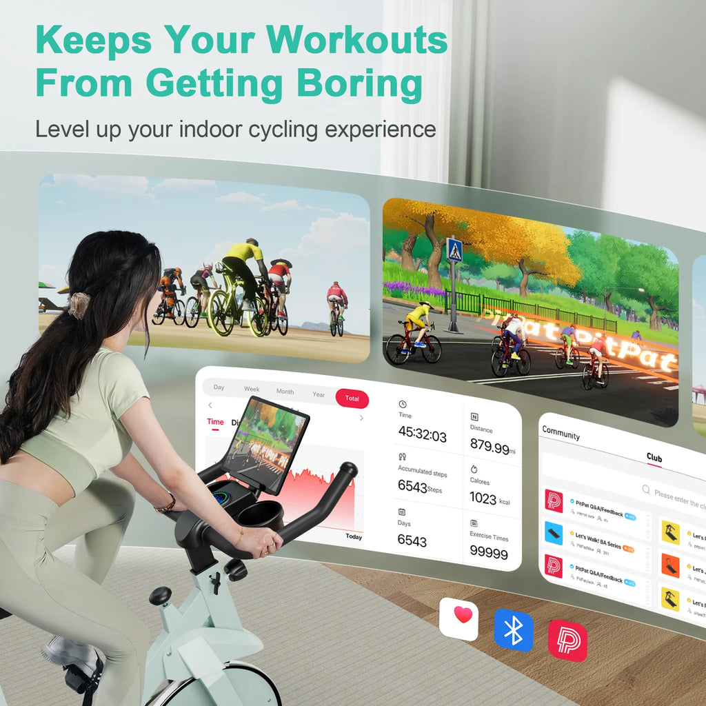 Superun 32-Level Magnetic Resistance Exercise Bike