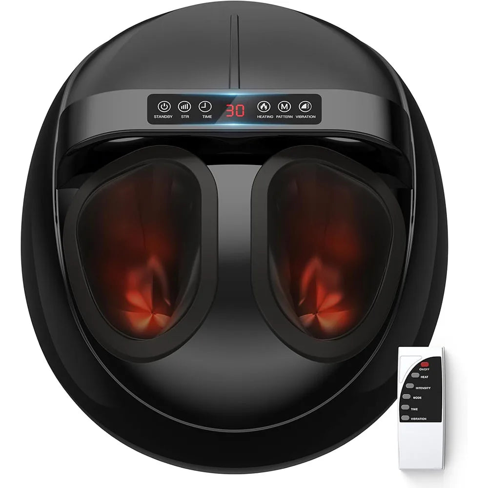HTM Foot Massager Shiatsu Kneading Machine With Heat And Air
