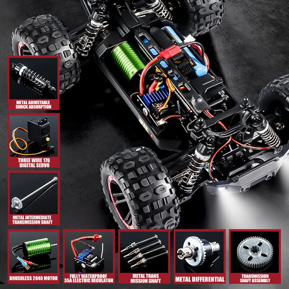 WLtoys 2105A RC Car Brushless 4WD High Speed