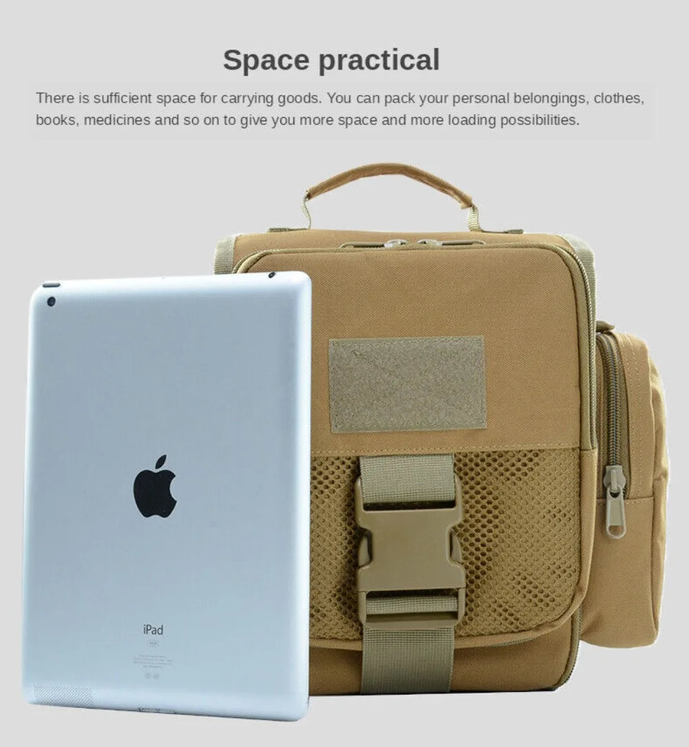 Tactical Sling Chest Bag Unisex Crossbody For Outdoor Hiking Travel