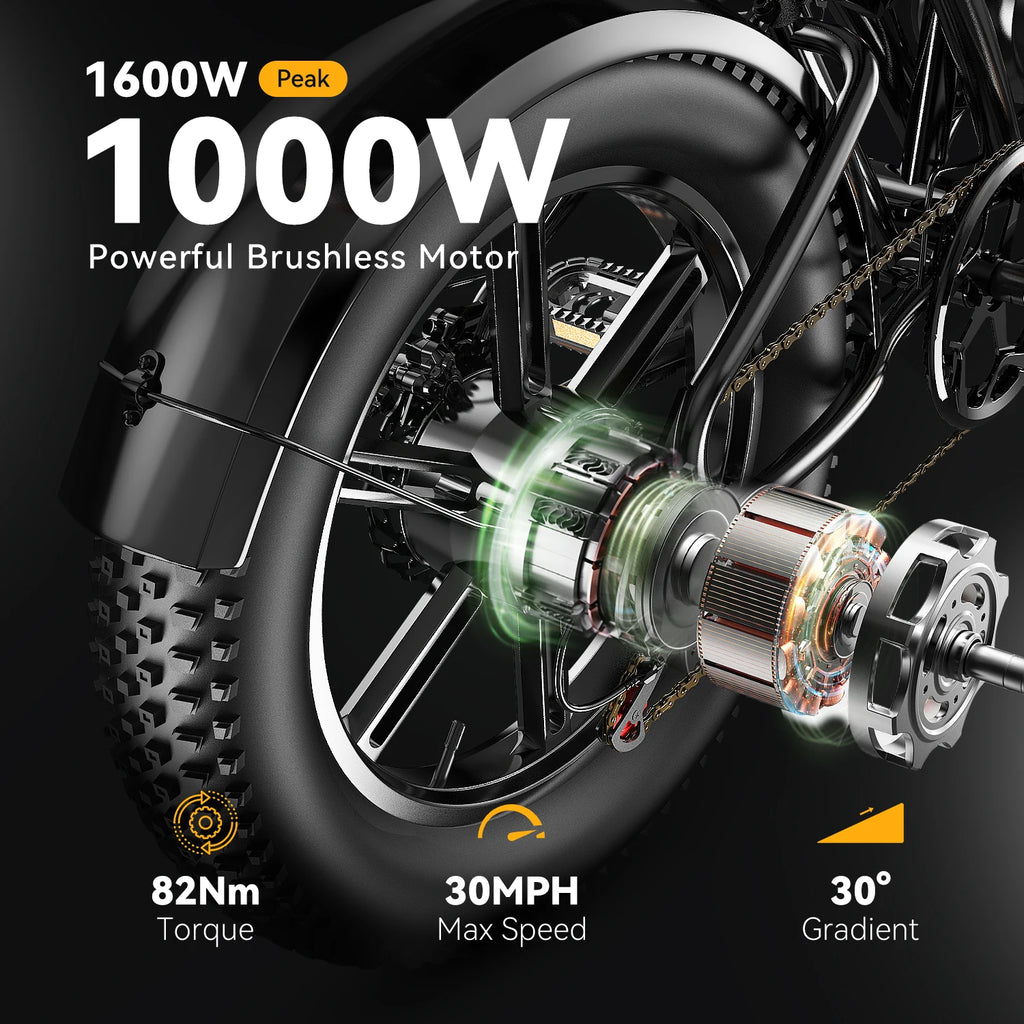 Aoango EK11 Fat Tire All-Terrain Outdoor Electric Bike