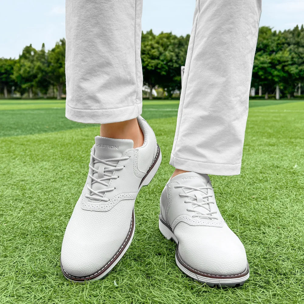 Lenox Spikes Golf Shoes for Men Walking Footwear