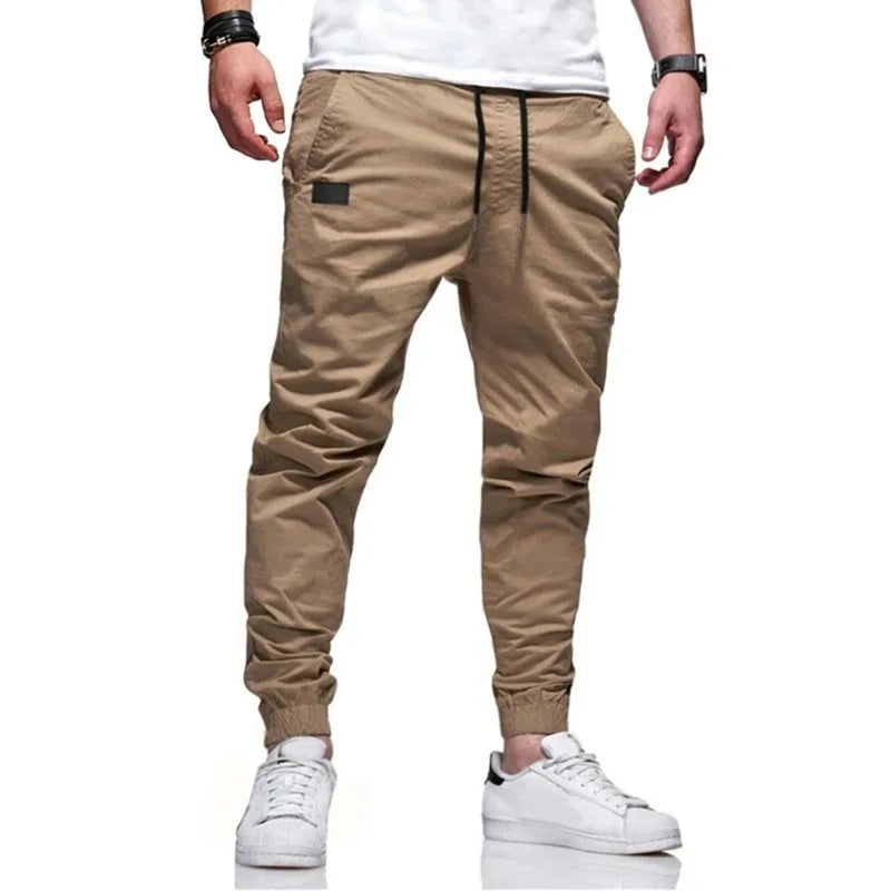 Men's Casual Cargo Jogger Pants With Pockets