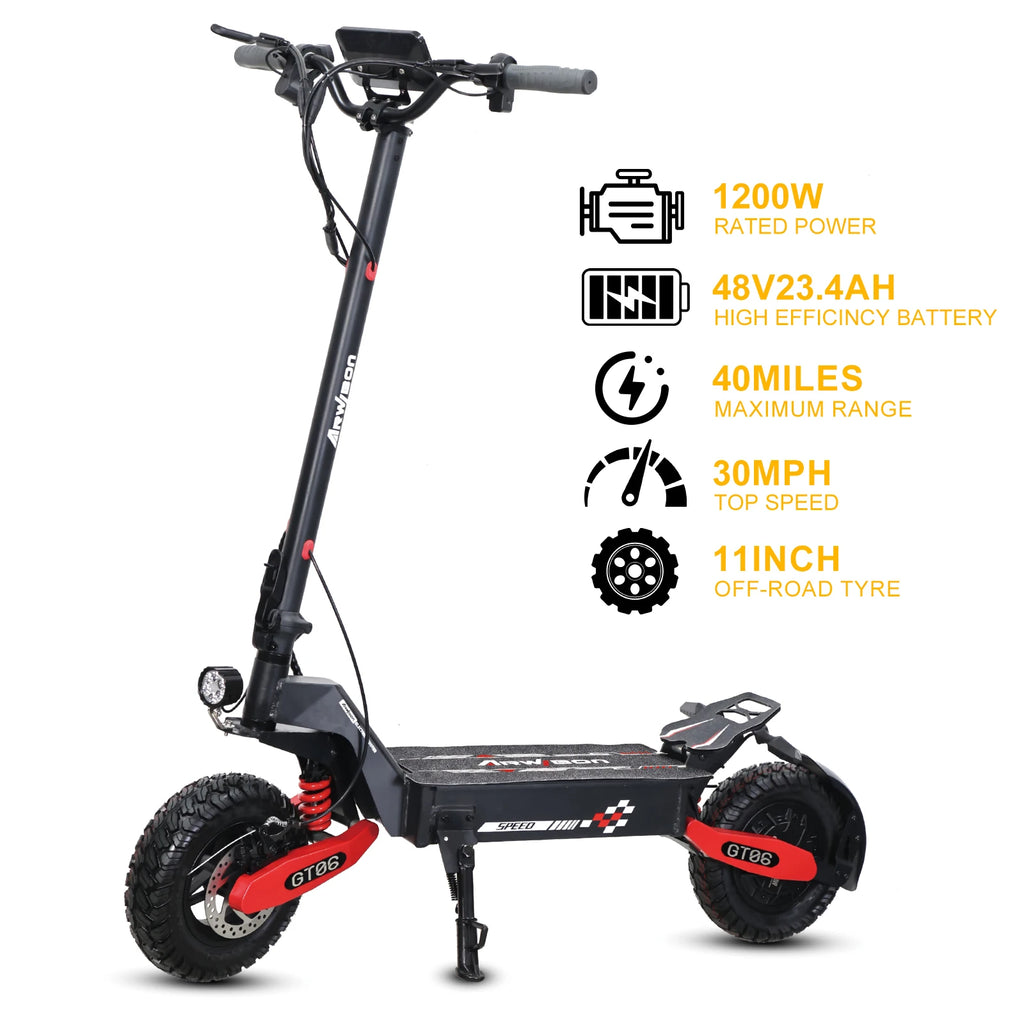 EOEOTWO Dual 4000W Electric Scooter 60V 27Ah Heavy Duty