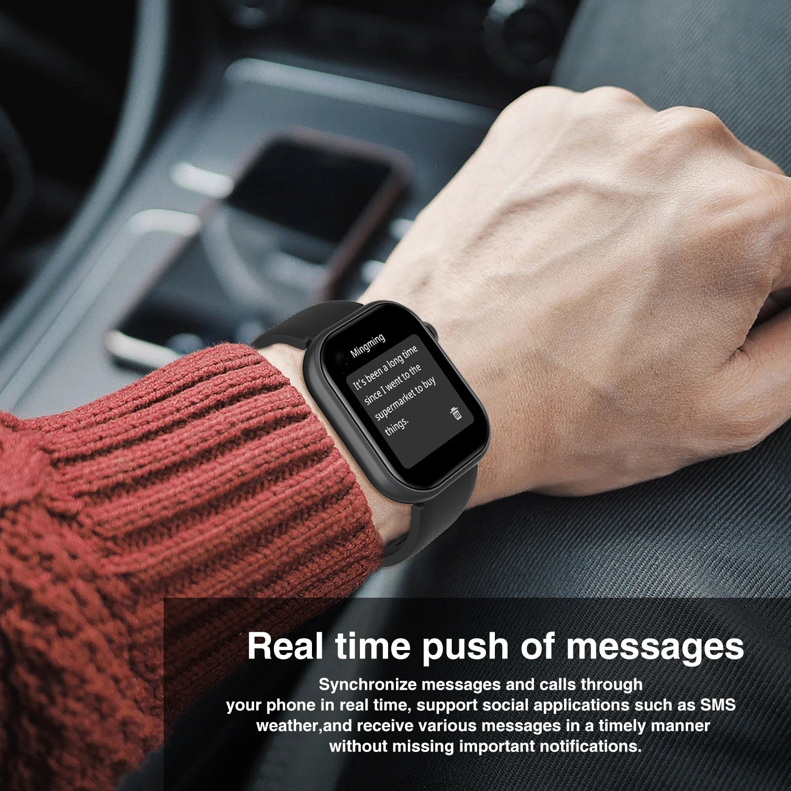 Hot Smartwatch Touch Screen Calls Reminders And Custom Watch Faces