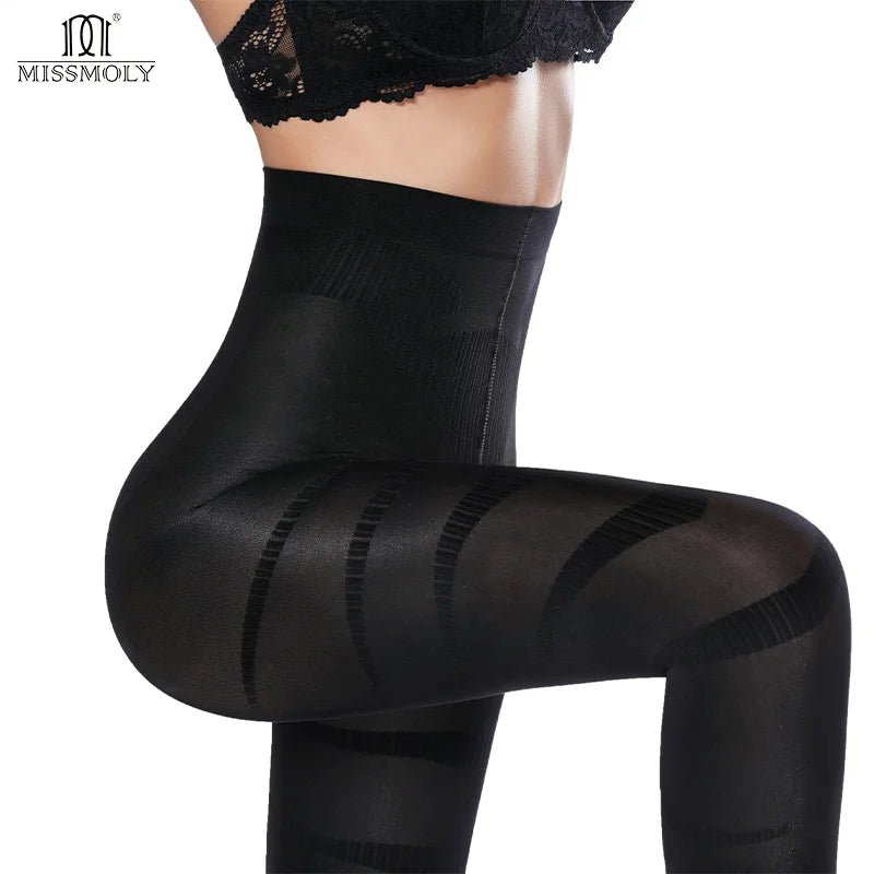 Miss Moly Women's High Waist Leggings Tummy Control Shaper