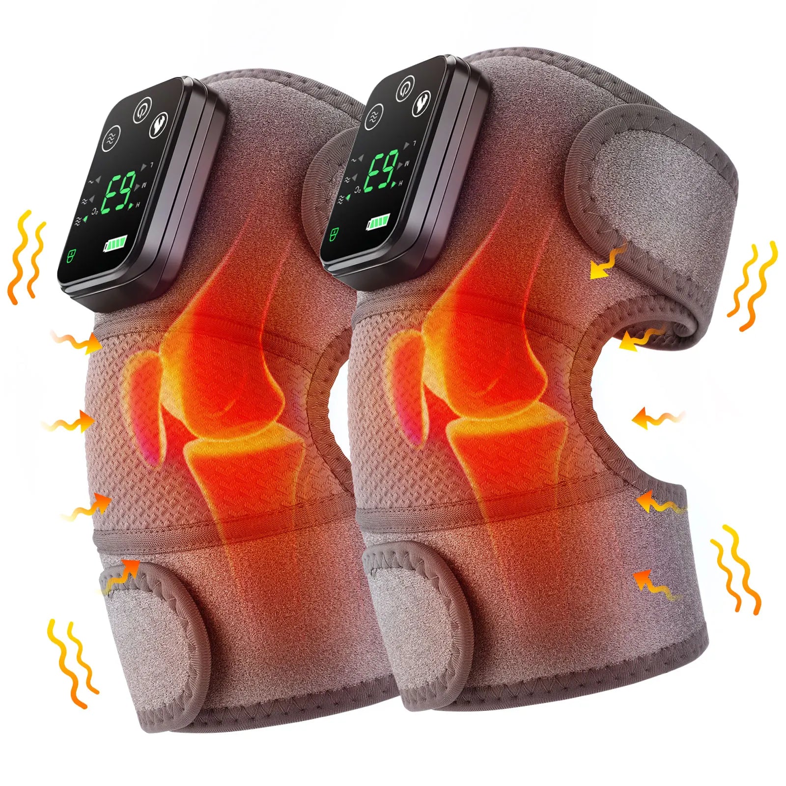 Hailicare Knee Massager With Heating And Vibration