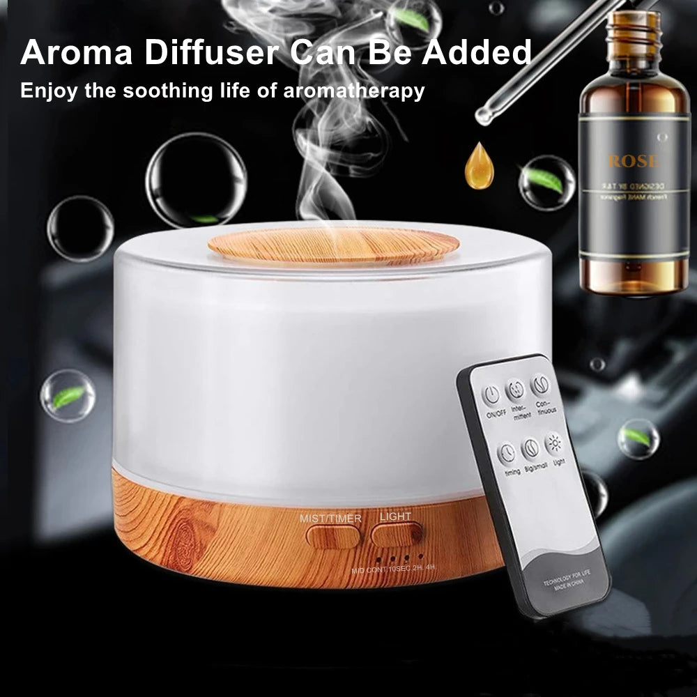 Aroma Diffuser 5V USB Humidifier With Remote And Night Lights