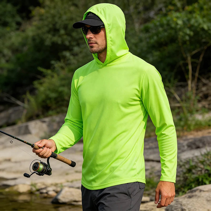 5 Pack Men's Hooded Long Sleeve Sports Shirts For Running