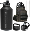 Insulated Stainless Steel Water Bottle With Straw And Lids