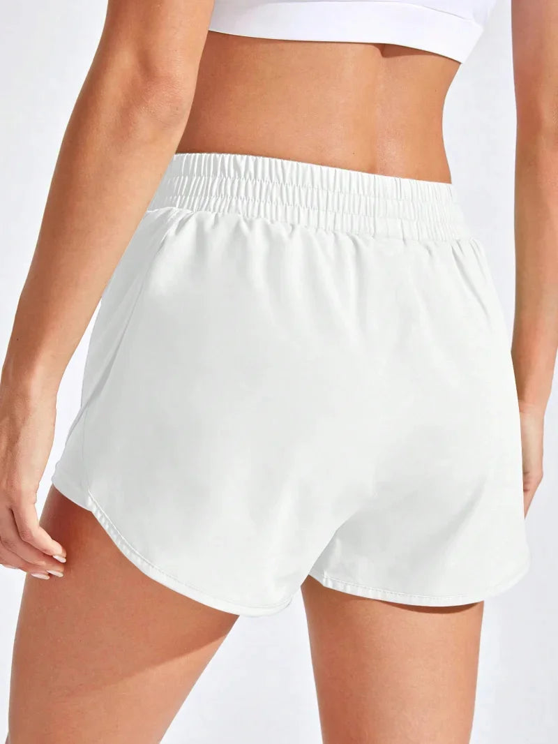 Yoga Shorts Women Fitness Elastic Running Short Leggings