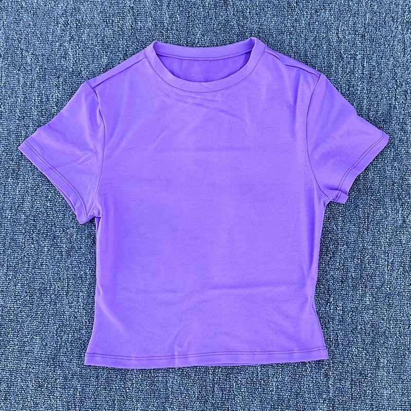 Women's Quick Dry Sports T Shirt for Yoga and Running
