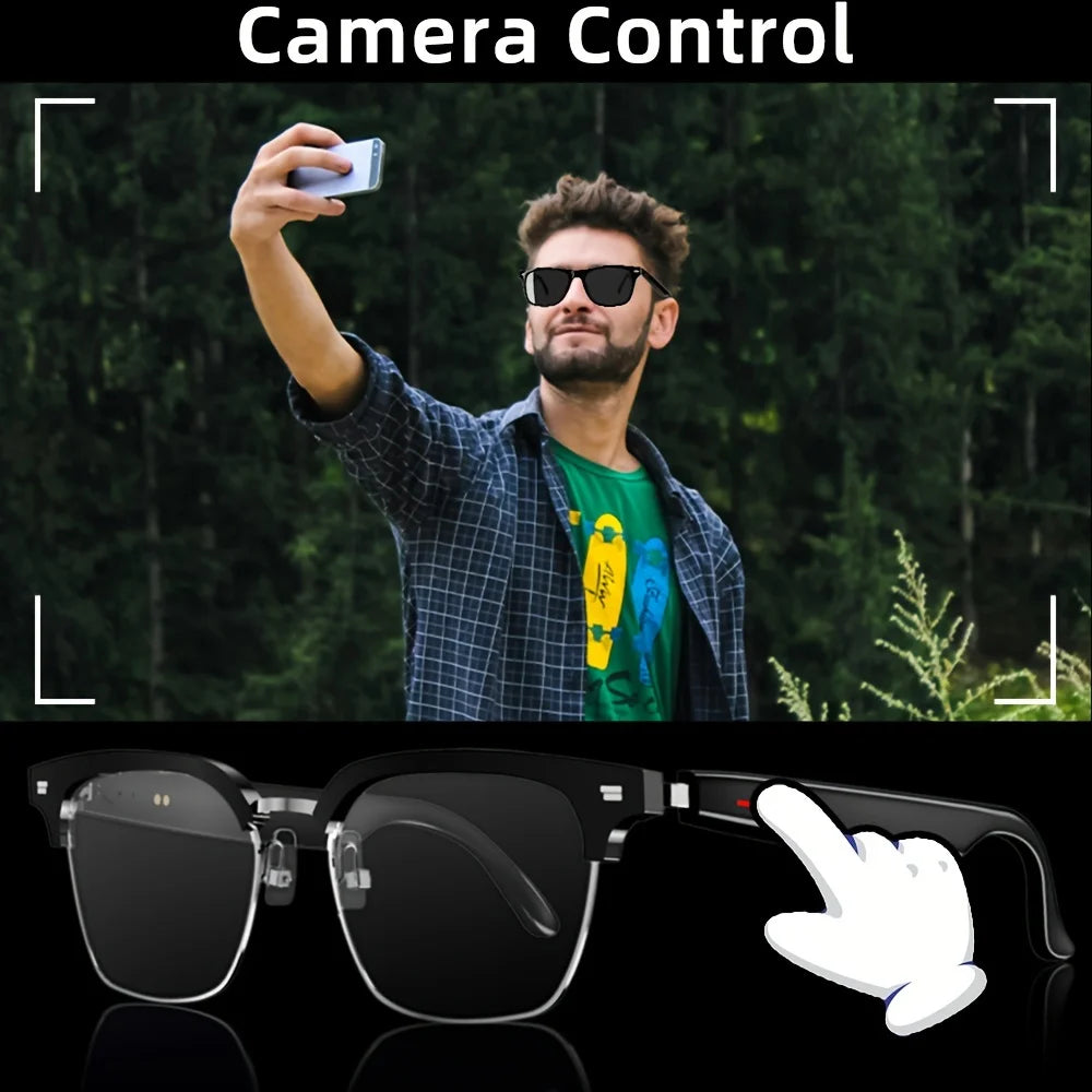 SENBONO Fashion Smart Glasses Open Ear Headset Sunglasses Waterproof