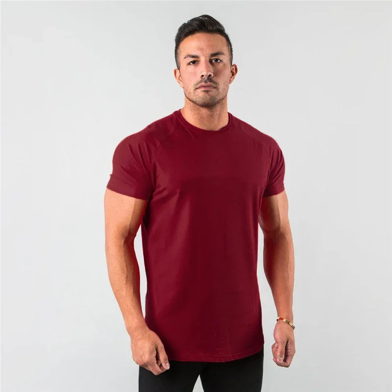 Mens Fitness Tee Short Sleeve Gym Shirt