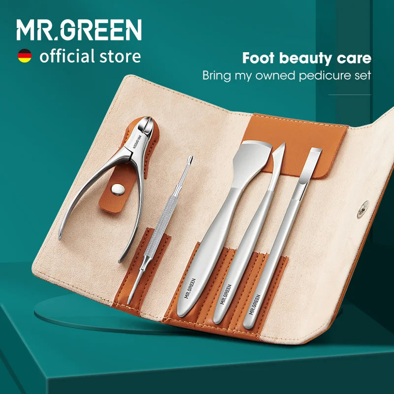 MR.GREEN Pedicure Knife Set Stainless Steel Foot Care Tools For Ingrown Toenails
