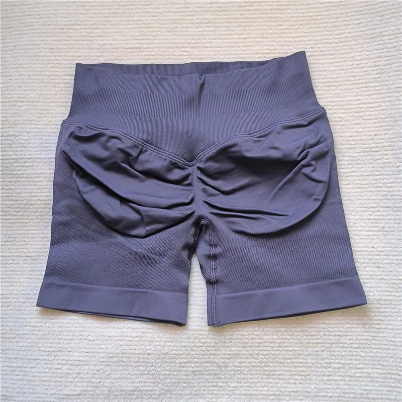 LEDP Seamless Gym Running Shorts For Women Biker Yoga Athleisure