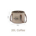 Naturehike Handheld Bucket Outdoor Foldable Waterproof Bucket Portable Multifunctional Travel Camping Fishing Storage Bucket