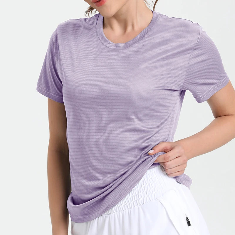 Ultralight Quick Dry Womens Sport T Shirt Breathable Running Top