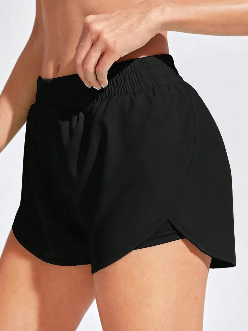 Yoga Shorts Women Fitness Elastic Running Short Leggings