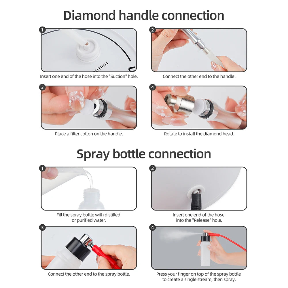 Foreverlily Diamond Microdermabrasion Machine for Skin Care