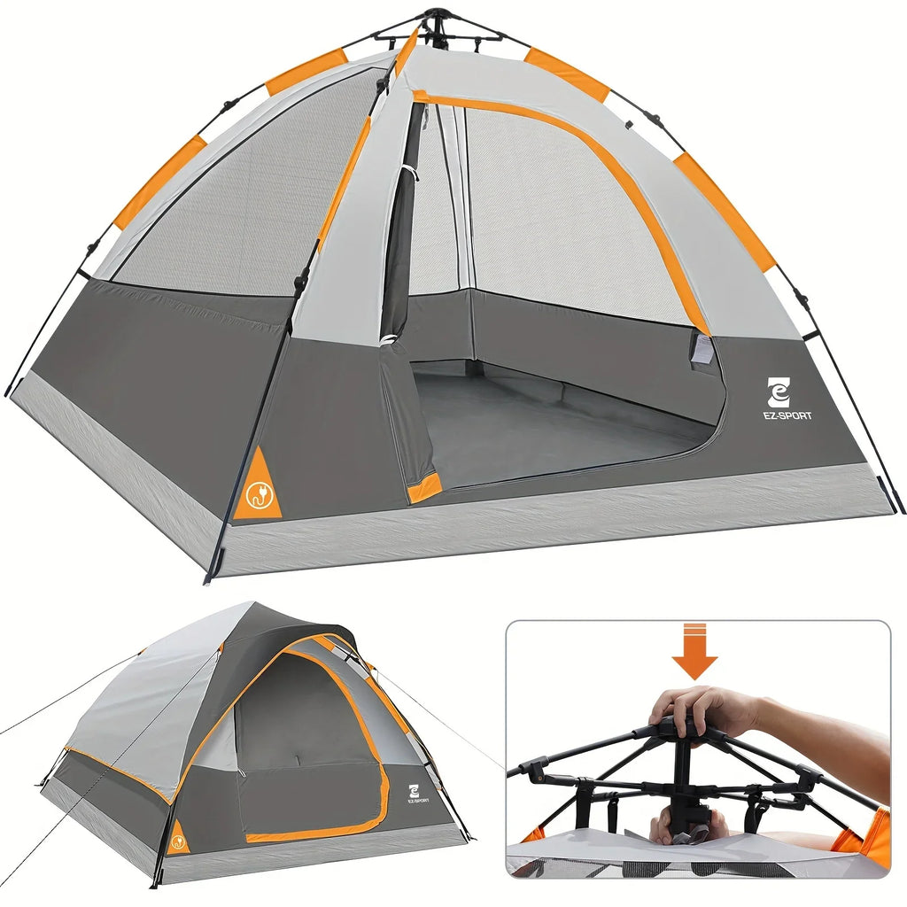 Unp Pop Up Camping Tent Instant Setup With Rain Fly Waterproof
