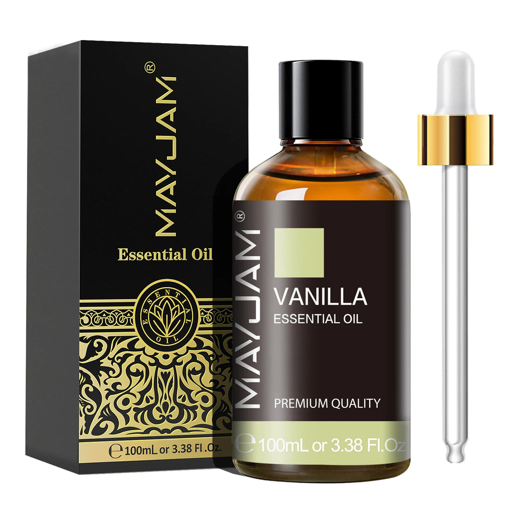 MAYJAM Pure Essential Oil For Humidifier Diffuser Vanilla Bergamot
