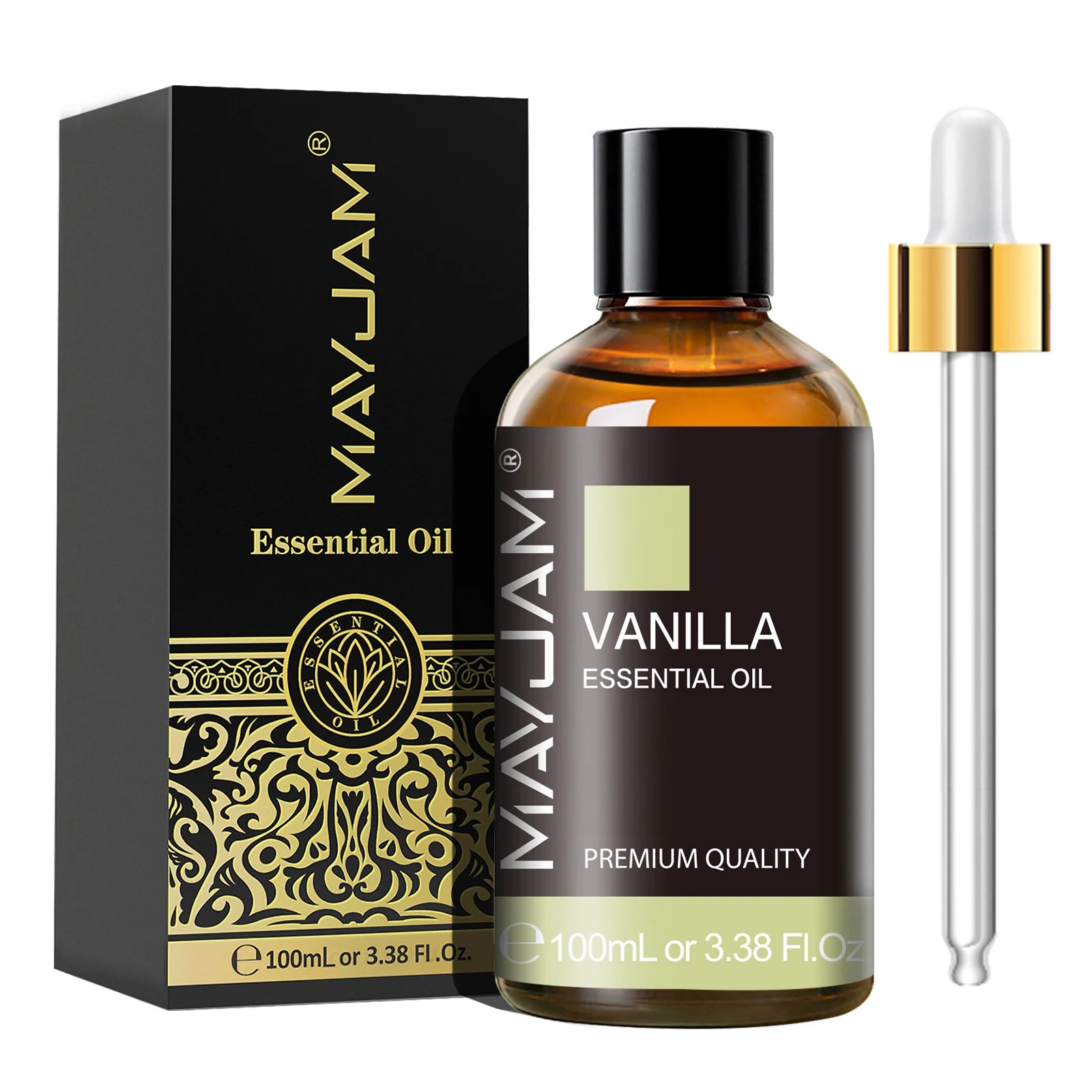 MAYJAM Pure Essential Oil For Humidifier Diffuser Vanilla Bergamot