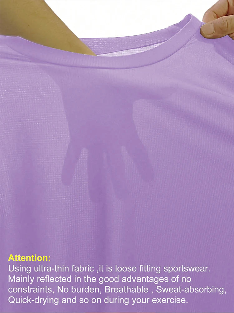 Women's Ultralight Quick Dry Sport Shirt Breathable Running Gym