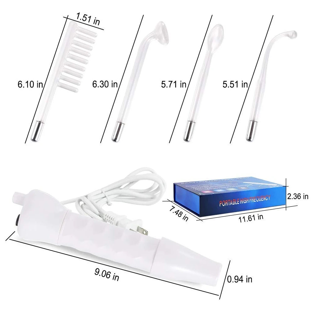 AOKO 4 In 1 High Frequency Facial Rejuvenation Wand
