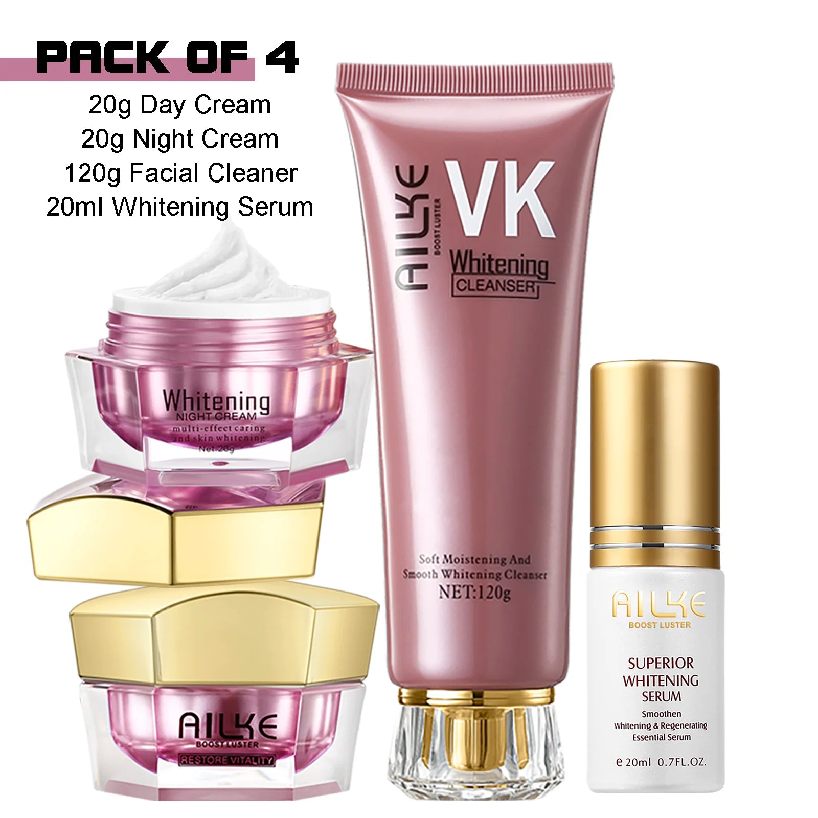 AILKE Whitening Facial Cream for All Skin Types