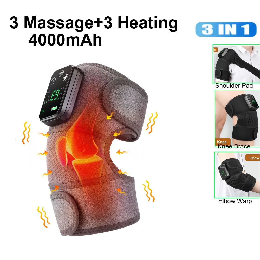 Hailicare Knee Massager With Heating And Vibration