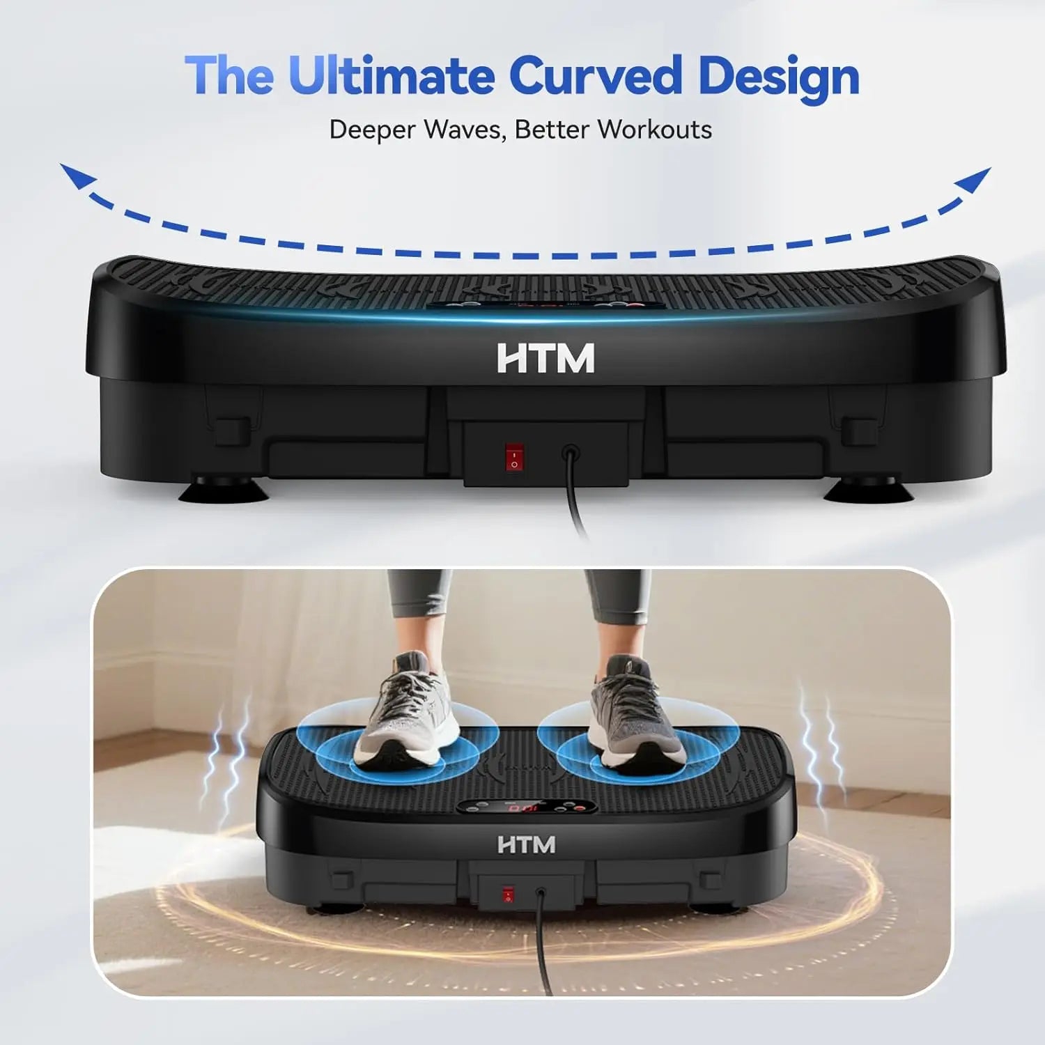 HTM Vibration Plate Fitness Platform for Whole Body Training