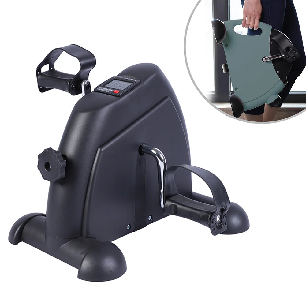 Mini Under Desk Pedal Exerciser Multi-Function LCD Display